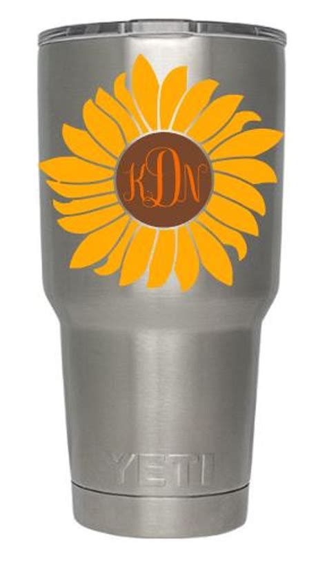 Download 242+ Sunflower Yeti Decal Cut Images